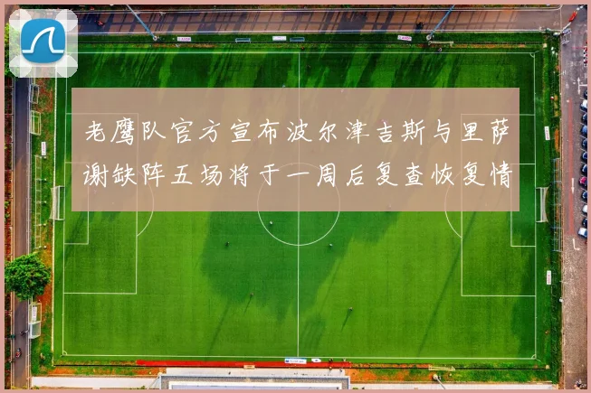 老鹰队官方宣布波尔津吉斯与里萨谢缺阵五场将于一周后复查恢复情况